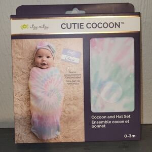 Itzy Ritzy Pastel Cocoon and Hat Set